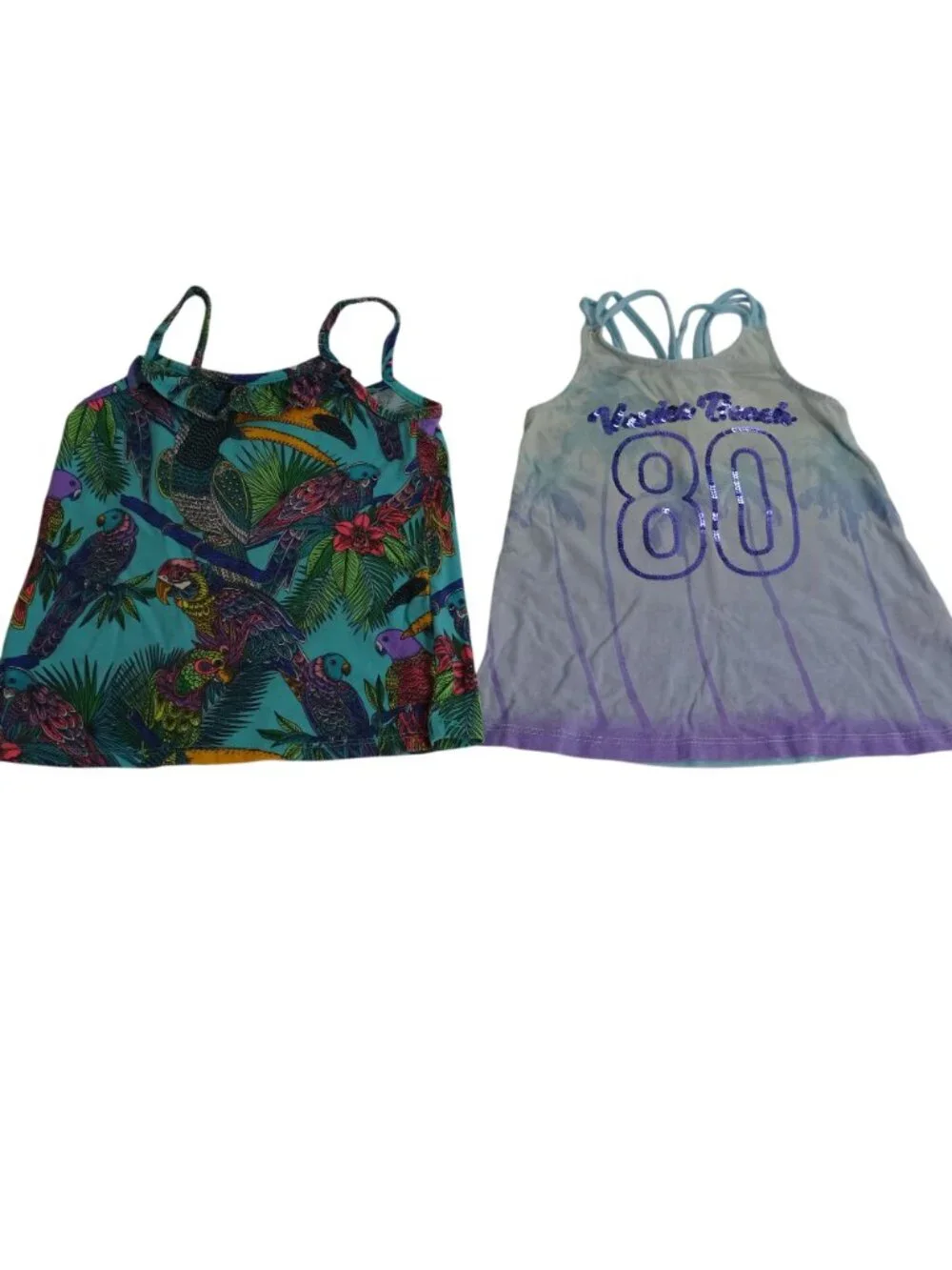 Lot of 7 The Childrens Place Girls Size S 5 6 Tank Tops T-Shirt Casual Summer - Picture 7 of 9